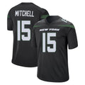 NY.Jets #15 Adonai Mitchell Player Stealth Black Home Game Gdoa Stitched Jerseys