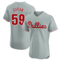 P.Phillies #59 Jhoan Duran Player Gray Home Limited Elite Fdoa Stitched Jerseys