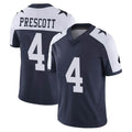D.Cowboys #4 Dak Prescott Player Navy-White Limited Alternate Vapor Untouchable Home Game Gdoa Stitched Jerseys