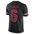 A.Cardinals #6 James Conner Player Black Vapor F.U.S.E. Limited Gdoa Stitched Jerseys