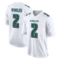 P.Eagles #2 Riq Woolen Player White Tundra Fashion Home Game Gdoa Stitched Jerseys