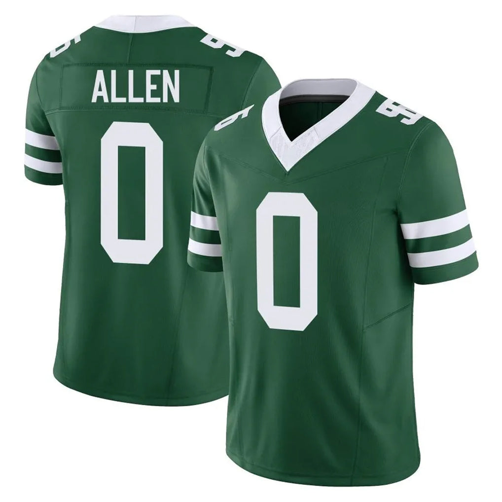 NY.Jets #0 Braelon Allen Player Green Legacy Limited Vapor F.U.S.E. Home Game Gdoa Stitched Jerseys