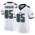 P.Eagles #65 Lane Johnson Player White Limited Vapor F.U.S.E. Home Game Gdoa Stitched Jerseys