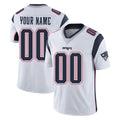 Custom NE.Patriots White Limited Vapor Home Game Any Name & Numbers Gdoa Stitched Jerseys