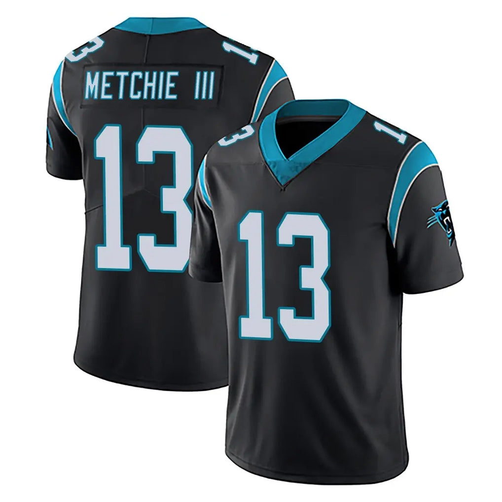 C.Panthers #13 John Metchie III Player Black Vapor Untouchable Limited Game Gdoa Stitched Jerseys