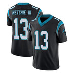 C.Panthers #13 John Metchie III Player Black Vapor Untouchable Limited Game Gdoa Stitched Jerseys