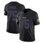 M.Vikings #75 Brian O'Neill Player Black Impact LImited Home Game Gdoa Stitched Jerseys