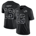 D.Lions #16 Jared Goff Player Black Limited 2026 Salute to Service Home Game Gdoa Stitched Jerseys