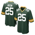 GB.Packers #25 Keisean Nixon Player Green Home Game Gdoa Stitched Jerseys