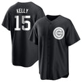 C.Cubs #15 Carson Kelly Player Black Game Gdoa Stitched Jerseys