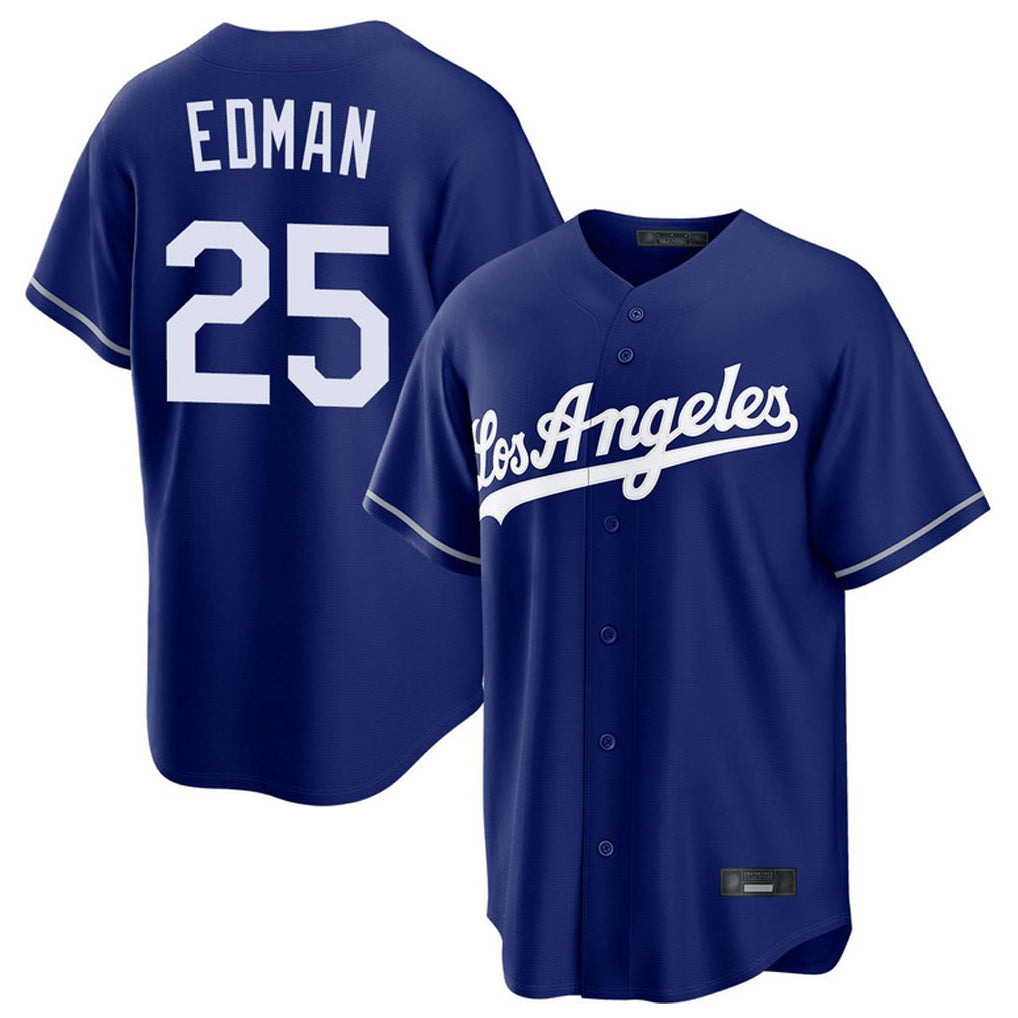 LA.Dodgers #25 Tommy Edman Player Royal Game Fdoa Stitched Jerseys