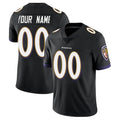 Custom B.Ravens Black Vapor F.U.S.E. Limited Any Name & Numbers Gdoa Stitched Jerseys