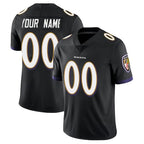 Custom B.Ravens Black Vapor F.U.S.E. Limited Any Name & Numbers Gdoa Stitched Jerseys
