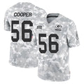 GB.Packers #56 Edgerrin Cooper Player Arctic Camo Salute To Service Limited Gdoa Stitched Jerseys