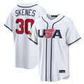 P.Pirates #30 Paul Skenes Player White USA 2026 World Classic Home Limited Fdoa Stitched Jerseys