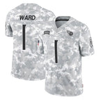 T.Titans #1 Cam Ward Player Arctic Camo Limited Salute to Service Home Game Gdoa Stitched Jerseys
