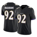 B.Ravens #92 Nnamdi Madubuike Player Black Vapor F.U.S.E. Limited Gdoa Stitched Jerseys