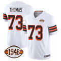 C.Browns #73 Joe Thomas Player White Limited Vapor F.U.S.E. Alternate Game Gdoa Stitched Jerseys