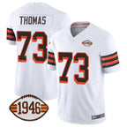 C.Browns #73 Joe Thomas Player White Limited Vapor F.U.S.E. Alternate Game Gdoa Stitched Jerseys