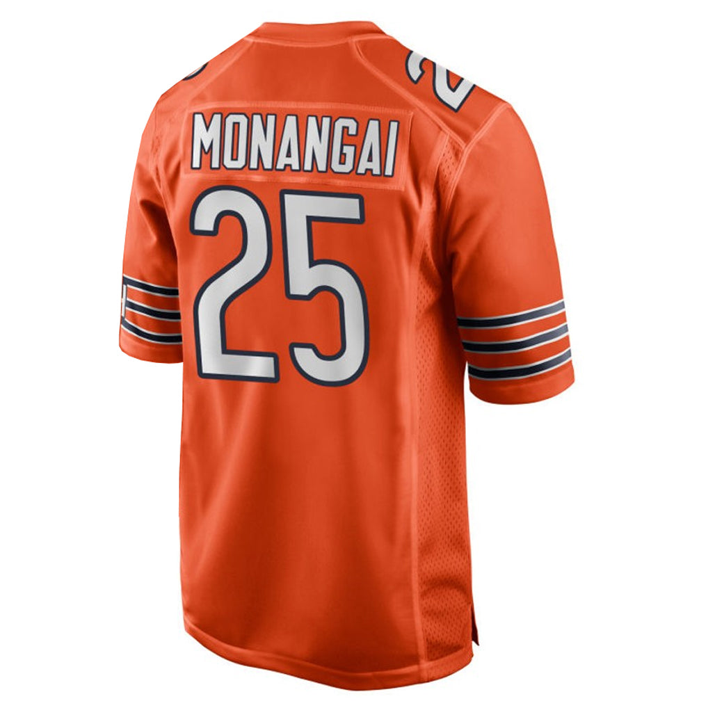 C.Bears #25 Kyle Monangai Player Orange Home Game Gdoa Stitched Jerseys