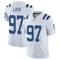 IN.Colts #97 Laiatu Latu Player White Limited Vapor Untouchable Home Game Gdoa Stitched Jerseys