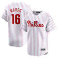 P.Phillies #16 Brandon Marsh Player White Home Limited Fdoa Stitched Jerseys