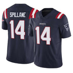 NE.Patriots #14 Robert Spillane Player Navy Limited Vapor F.U.S.E. Home Game Gdoa Stitched Jerseys