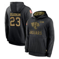 J.Jaguars #23 Foyesade Oluokun Player Black Salute to Service Hoodies Limited Game Gdoa Stitched Jerseys