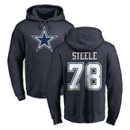 D.Cowboys #78 Terence Steele Player Navy Pullover Hoodies Limited Gdoa Stitched Jerseys
