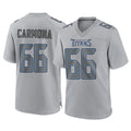 T.Titans #66 Fernando Carmona Jr. Player Gray Atmosphere Fashion Home Game Gdoa Stitched Jerseys