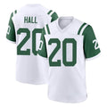 NY.Jets #20 Breece Hall Player White Classic Home Game Gdoa Stitched Jerseys