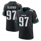 P.Eagles #97 Moro Ojomo Player Black Game Home Gdoa Stitched Jerseys