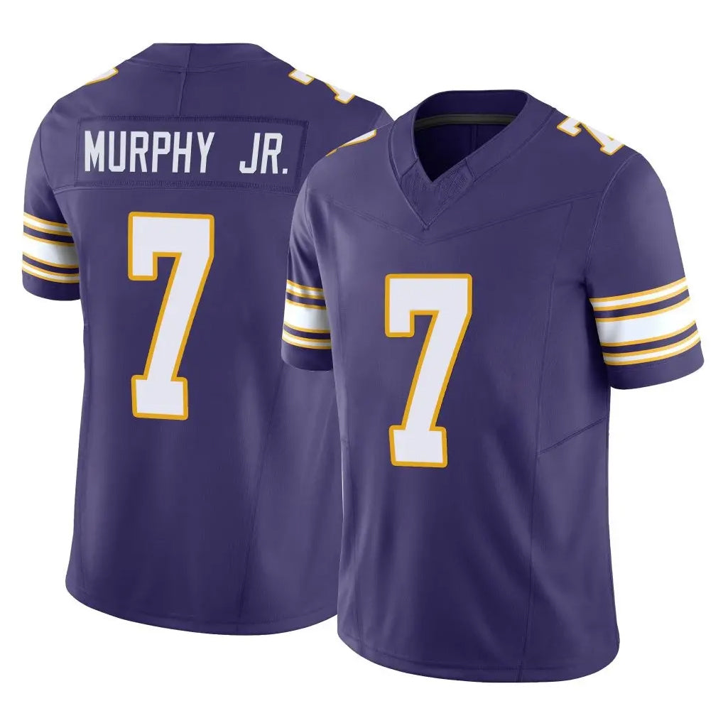 M.Vikings #7 Byron Murphy Jr. Player Purple Limited Classic Vapor F.U.S.E. Home Game Gdoa Stitched Jerseys
