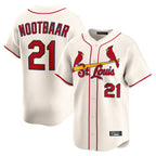 St. Louis Cardinals #21 Lars Nootbaar Player Cream Home Limited Fdoa Stitched Jerseys