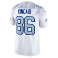 B.Bills #86 Dalton Kincaid Player White Rivalries Collection Vapor Limited Gdoa Stitched Jerseys