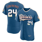 M.Brewers #24 William Contreras Player Blue 2026 City Connect Home Limited Elite Fdoa Stitched Jerseys