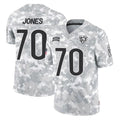C.Bears #70 Braxton Jones Player Arctic Camo Salute to Service Limited Gdoa Stitched Jerseys