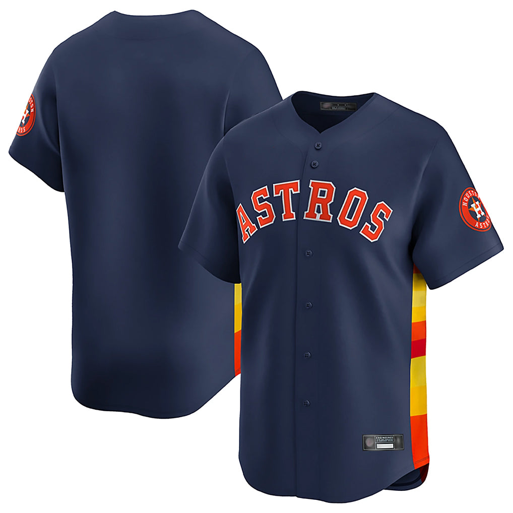 H.Astros ## Astros Blank Player Navy Home Limited Gdoa Stitched Jerseys