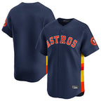 H.Astros ## Astros Blank Player Navy Home Limited Gdoa Stitched Jerseys