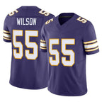 M.Vikings #55 Eric Wilson Player Purple Limited Classic Vapor F.U.S.E. Home Game Gdoa Stitched Jerseys