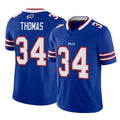 B.Bills #34 Thurman Thomas Player Royal Vapor F.U.S.E. Limited Home Game Gdoa Stitched Jerseys
