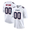 Custom NE.Patriots White Fashion Limited Home Game Any Name & Numbers Gdoa Stitched Jerseys