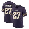 MN.Vikings #27 Jordan Mason Player Purple 2026 Rivalries Collection Home Game Gdoa Stitched Jerseys