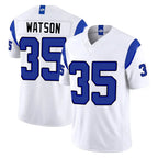 LA.Rams #35 Jaylen Watson Player White Limited Fearsome Vapor F.U.S.E. Home Game Gdoa Stitched Jerseys