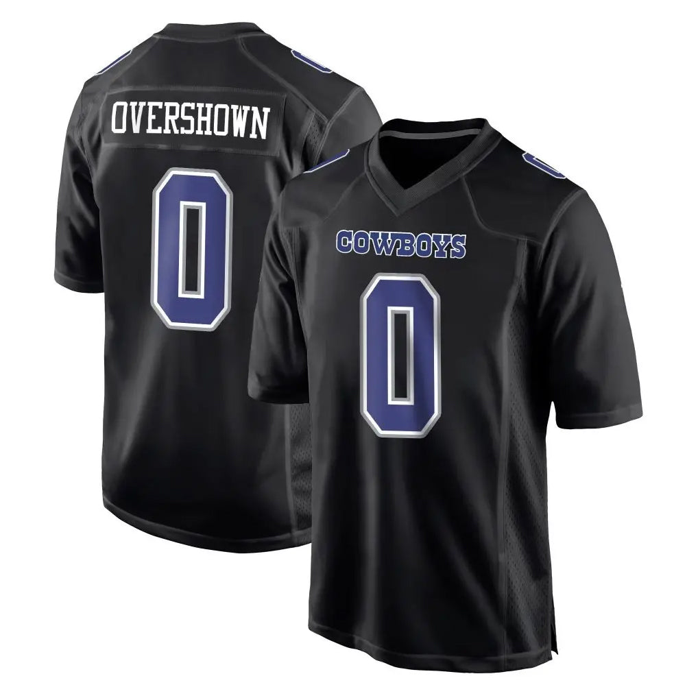 D.Cowboys #0 DeMarvion Overshown Player Carbon Black Fashion Home Game Gdoa Stitched Jerseys