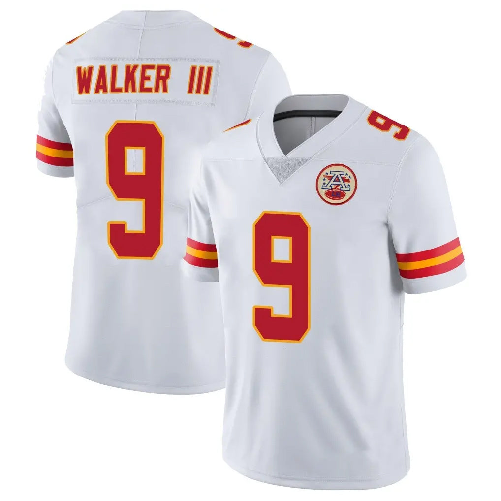 KC.Chiefs #9 Kenneth Walker III Player White Limited Vapor Untouchable Home Game Gdoa Stitched Jerseys