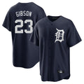 D.Tigers #23 Kirk Gibson Player Navy Game Home Gdoa Stitched Jerseys