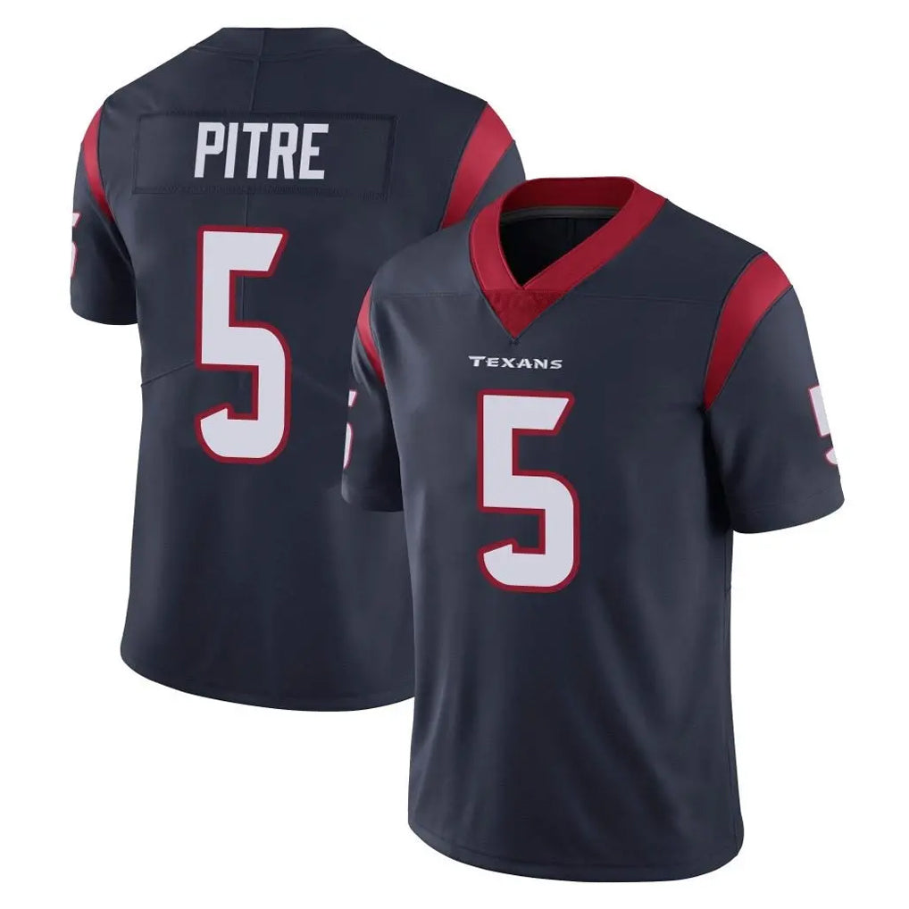 H.Texans #5 Jalen Pitre Player Navy Limited Vapor Untouchable Home Game Stitched Jerseys