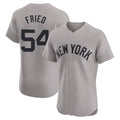 NY.Yankees #54 Max Fried Player Gray Limited Elite Home Fdoa Stitched Jerseys