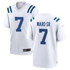 IN.Colts #7 Charvarius Ward Sr. Player White Home Game Gdoa Stitched Jerseys